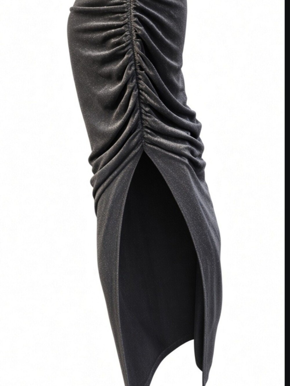 Nikibiki Shimmering Black Asymmetrical Skirt